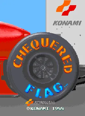 Chequered Flag (Japan) screen shot title